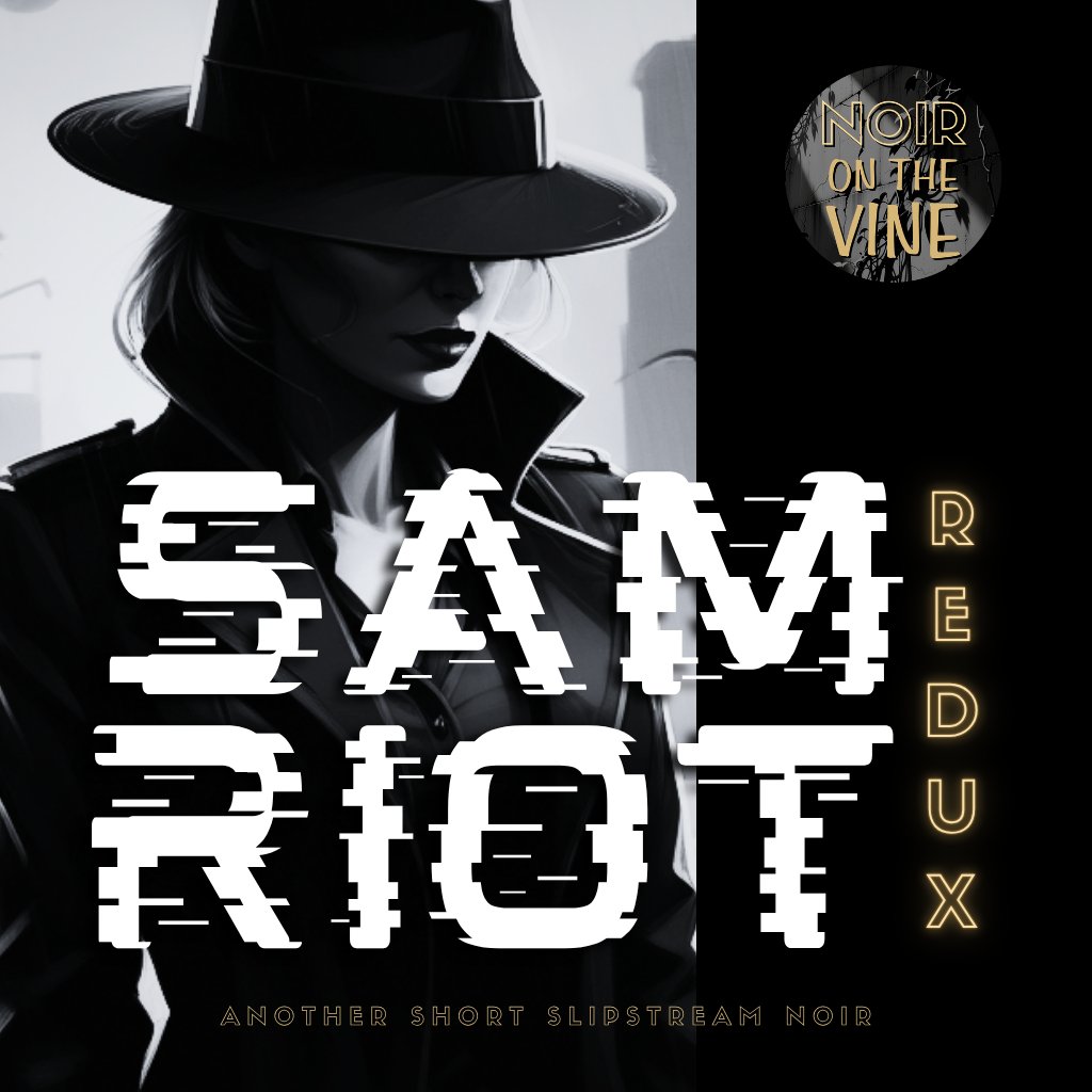 CamieElias's tweet photo. #amwriting #neonoir #flashfiction #noirfiction #shortstories #SAMRIOTREDUX
SAM RIOT REDUX: A SLIPSTREAM NOIR
PART 1: THIS IS NOT A DATE, IS IT?
The room is one thick shadow pierced by a single light bulb hanging from the ceiling.
“Our first date,” he scoffs.
We’re shackled, wrists and ankles, sitting together, back to back, on a bare concrete floor. The place is stifling. It smells of rot and rat’s urine. There’s something else in the air, but I don’t want to think about it. I tell myself it’s too soon for that.
“This is not a date,” I tell him, as matter-of-fact as possible.
He chuckles quietly, then says, “I’d rather die believing I was actually on a date.”
“That’s because you’re way too romantic for your own good.”
He chuckles again but says nothing. The heat from his body spreads across my back; it feels like a warm coat on a hot summer’s night.
After a silence that seems to last forever, he mutters, “No. That’s not it.”
I know.
▪️▪️▪️
PART 2: DON’T SAY IT
Some strange miracle – or maybe the drugs they’d used on us – makes me nod off.
I wake up a few perhaps too many minutes later, half-startled, the aftertaste of a nightmare lingering in my mouth. I try to move.
It wasn't just a bad dream after all: Trevo and I are still shackled together under a single light bulb inside a dark, windowless room. It’s still stifling. The stench hasn’t changed. My hands and feet feel numb.
“Sam?” Trevo calls out, sounding almost as startled.
“I’m fine. Just blacked out for a bit.”
“Yes,” he says. “You were snoring.”
“Thanks. Always good to know.”
He scoffs. “No. I mean, I could hear you snore, so I knew you were asleep, not…”
“I know.”
A moment of silence goes by as I try to get my blood circulating again.
“What is this smell?” Trevo suddenly asks. “Have you noticed it? It smells like…”
I can feel a name rising in his throat.
“Don’t you dare say it,” I snarl. “Unless you really wanna die here.”
My words shake him. His back stiffens against mine.
“No. Of course not,” he mutters. “But… it does smell like…” He refrains from saying the name. “Doesn’t it?”
My breath turns into a sigh. “Yes.”
Trevo’s cogs keep turning for a while.
“Is he going to kill us?” he asks. Then, remembering one of us isn’t exactly mortal, he rephrases: “Is he going to kill me?”
“I sure hope not. Good associates are hard to come by.”
His chuckle ripples up and down my back.
“Just don’t tell him that joke about being on a date,” I add – and listen to the chuckle die out.
“No,” Trevo agrees, dead serious now. “He wouldn’t like that.”
No, he wouldn’t.
▪️▪️▪️
TO BE CONTINUED
Learn more about SAM RIOT
https://t.co/O92yDu2qaa
▪️▪️▪️
©2026 CE