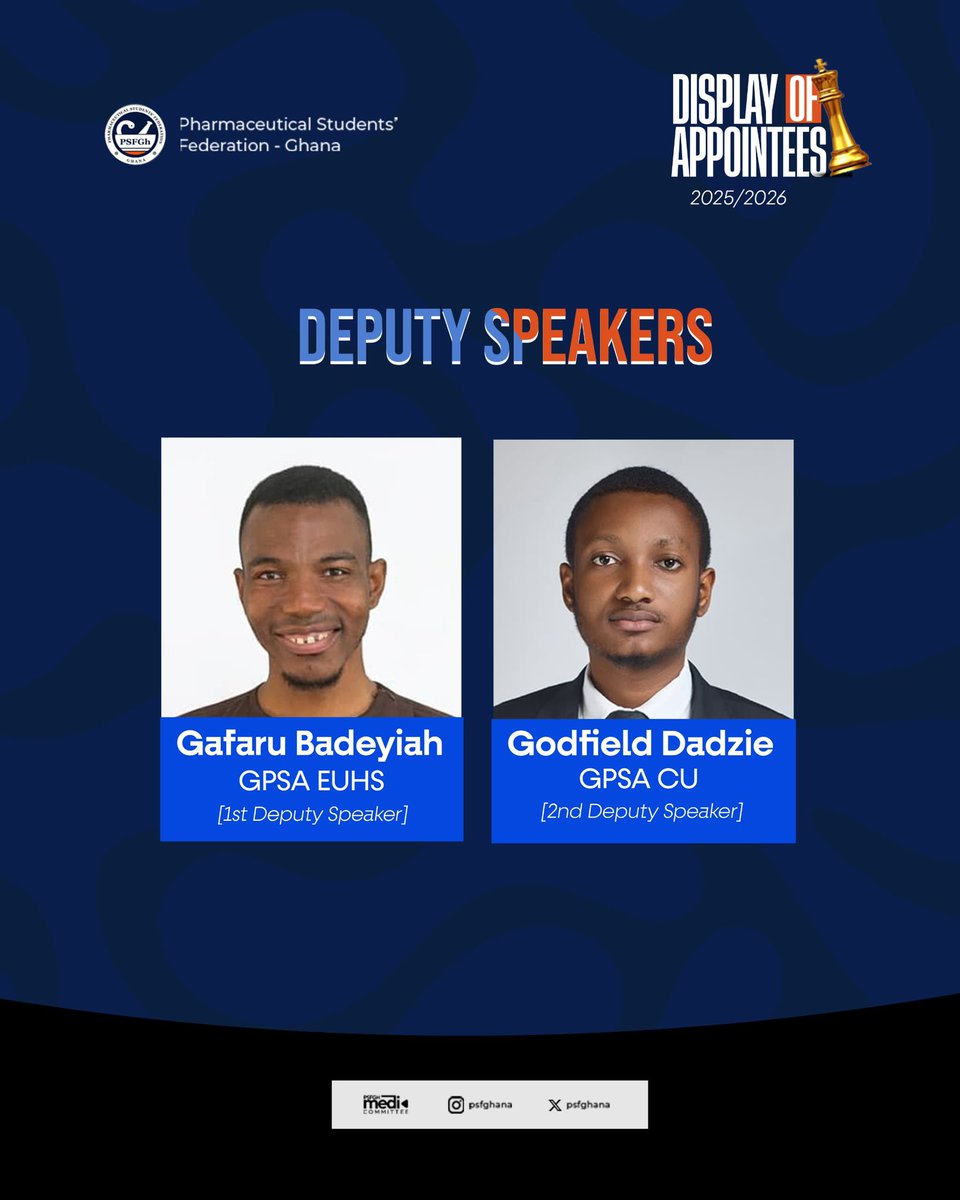 Pharmaceutical Students' Federation- Ghana (PSFGh) tweet media