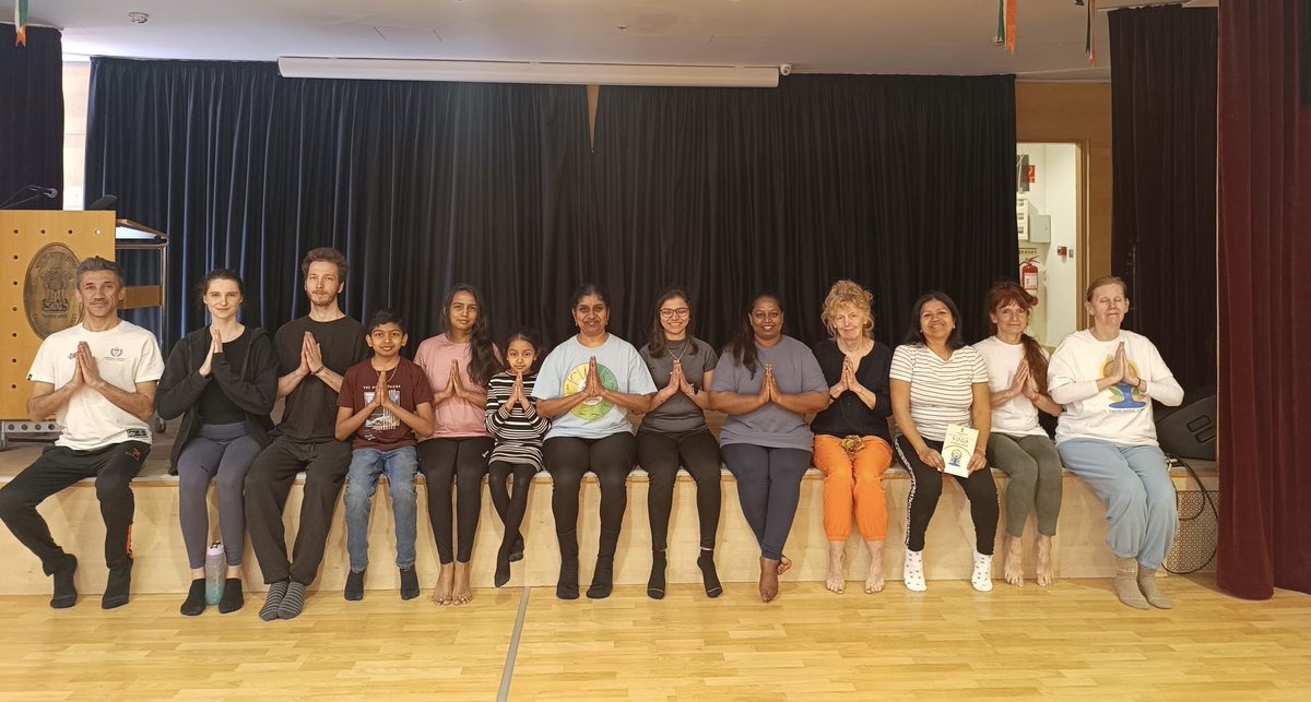 iccr_budapest's tweet image. As part of @iccr_hq’s #FoundationDay celebrations, a #Yoga workshop was organised by ASCC.  

During the workshop, the ASCC’s yoga teacher spoke about ICCR’s #role in promoting yoga #globally, highlighting its benefits &amp;amp; building momentum toward the #IDY

@moayush @IndiaInHungary