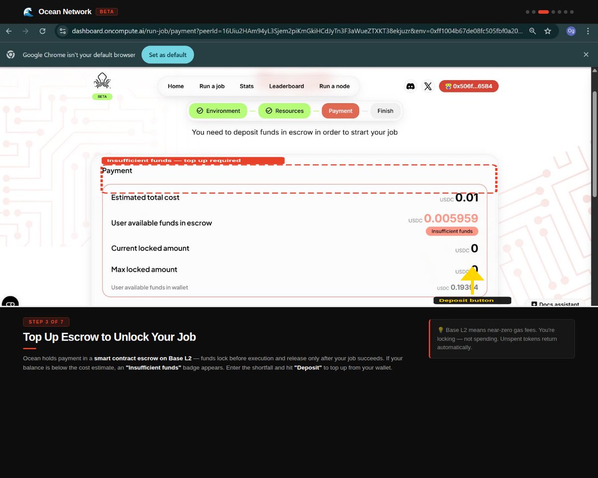 OG_Punter's tweet photo. Here's how to go from the Ocean Network dashboard to running a compute job in VS Code 
Step by step 👇 https://t.co/A7Nfh7TG39