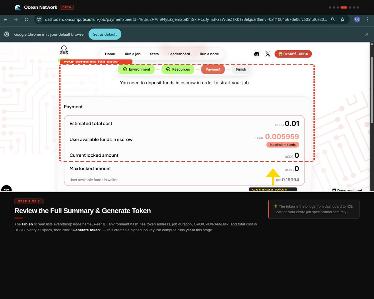 OG_Punter's tweet photo. Here's how to go from the Ocean Network dashboard to running a compute job in VS Code 
Step by step 👇 https://t.co/A7Nfh7TG39