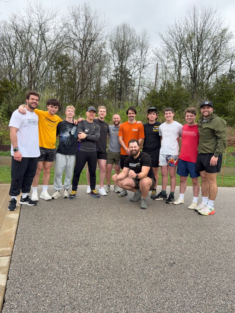 UntappedLLP's tweet photo. Our Men’s Workout group from yesterday! Honored Christ with a Cross Carry at the end!

Happy Easter fellow brothers/sisters in Christ! https://t.co/AF24g5jP73