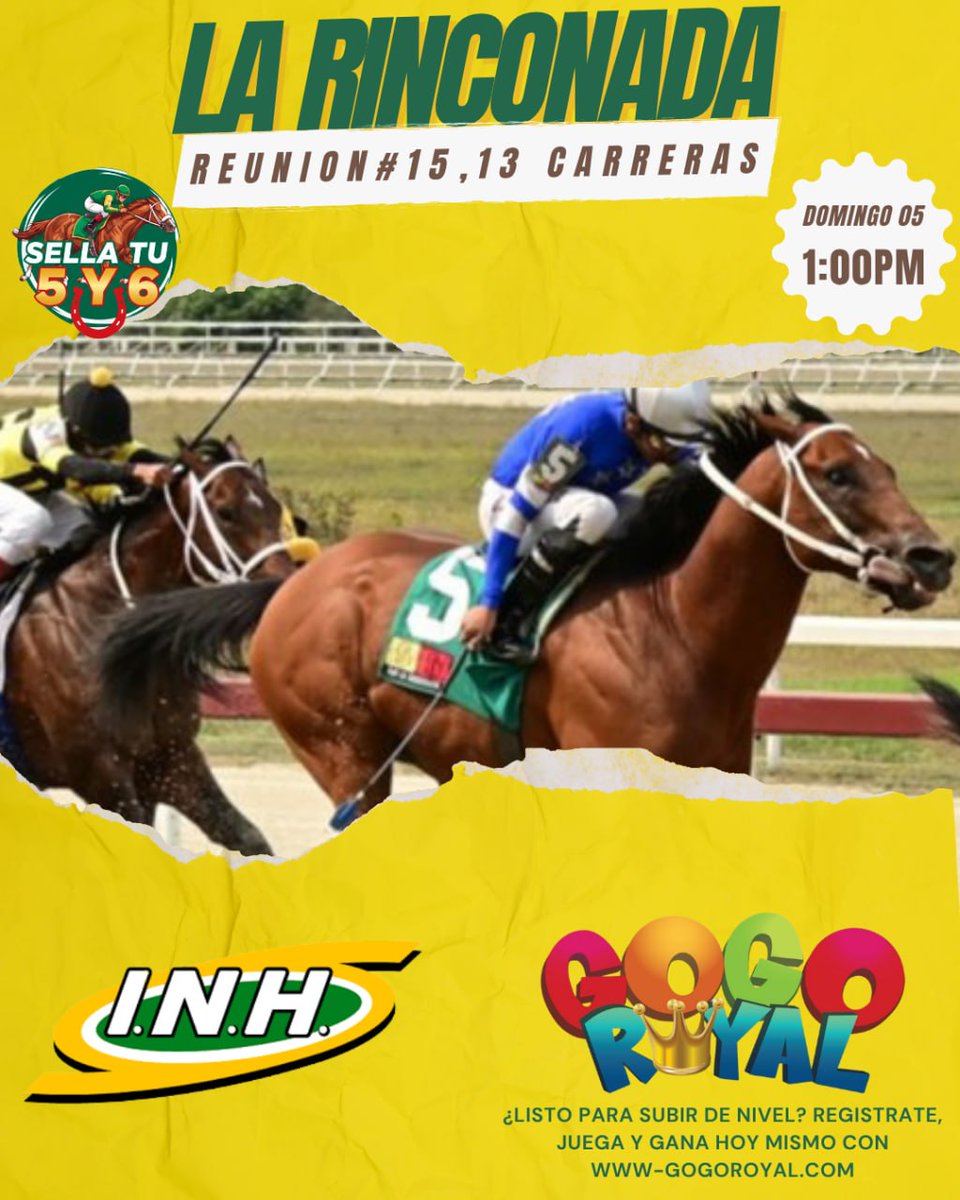 🏇LA PREVIA HÍPICA #346 DOMINGO 05/04/26🏇
SEPTIMA CARRERA DIST 1.300 MTS
HORA: 03:30 PM.
PORCENTAJE DE PARIDAD: 46%.
TIEMPO ESTIMADO: 81.
PIZARRA PROBABLE: 7-4-1.
#7 GOOD LUCK BABE.
#4 PERFECT DREAM.
#1 FRANCISS ROSE.