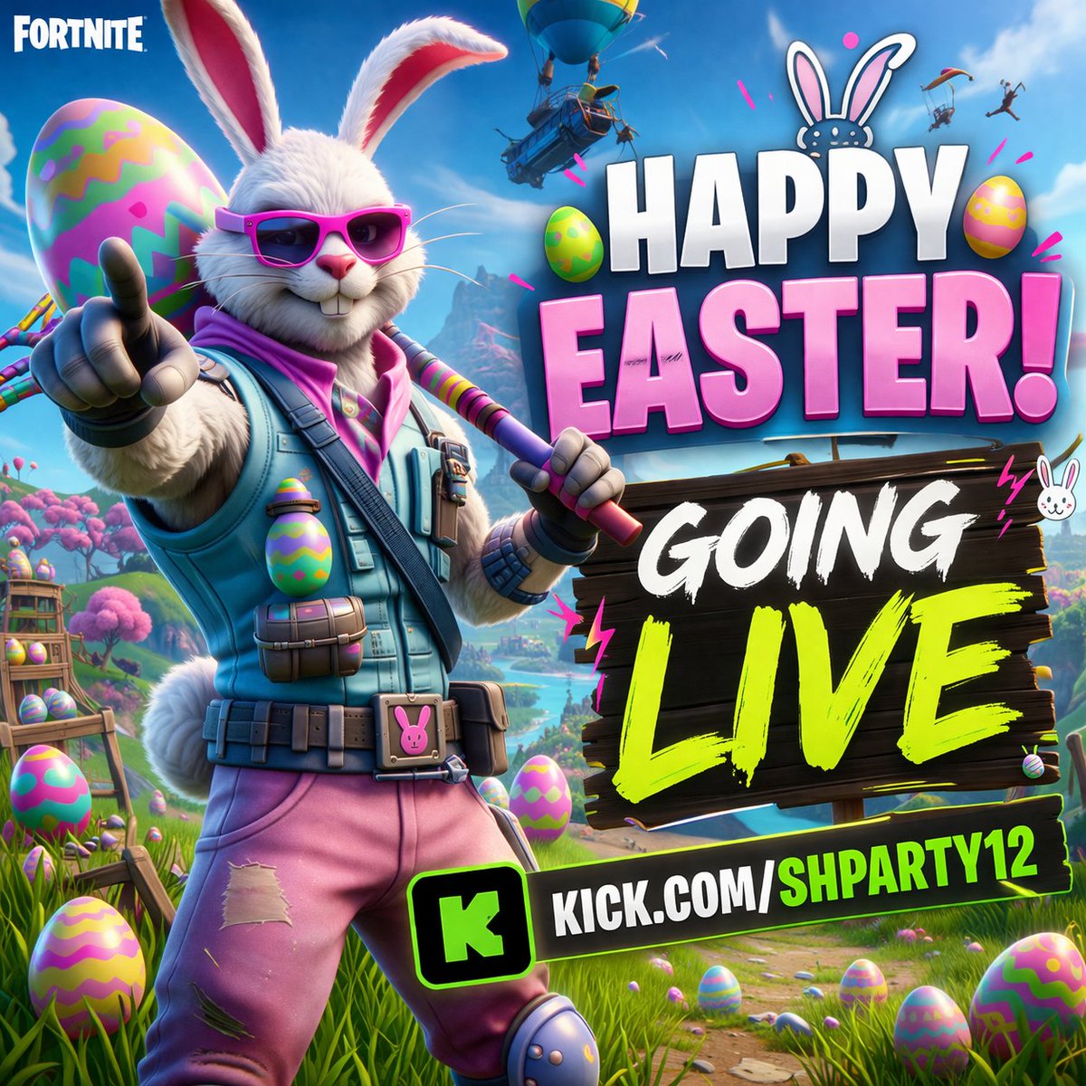 shparty12_'s tweet image. Happy Easter. I hope everyone is having an amazing day with friends and family… I'm going to get online and play some FORTNITE… If you are on @Kick stop by and say hello…@kick @KickCommunity #QuadStick #MarineVeteran