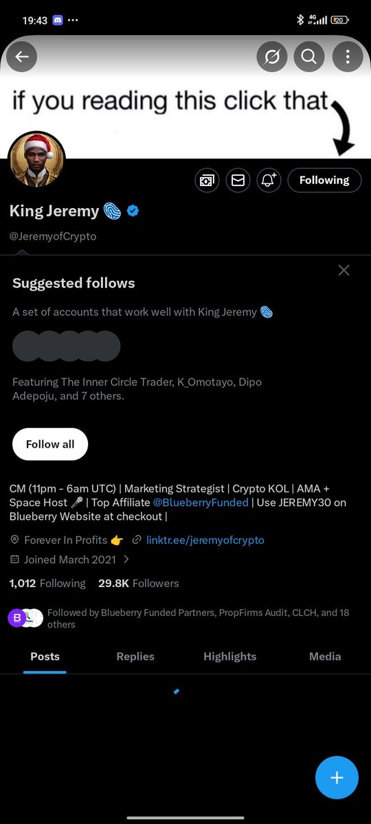 ChiamaraD's tweet photo. @BBjedo @BlueberryFunded @BBFNigeria @JeremyofCrypto All done ✅ 
Retweeted, followed and liked 🙌
@EdwardXLreal @Daniyoungfx @ItrustinGOD_2 https://t.co/wqILTOfzkN