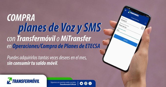 leydisanad's tweet image. Información para ti
#EtecsaTeAcompaña