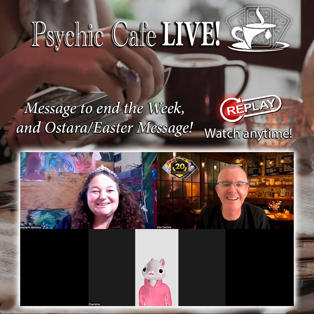 Ostara/Easter Message and the Message to Wrap Up the week! 🐇🪺😃
youtube.com/live/kOzvZbAO3…
#tarot #numerology #easter #ostara
#Psychic Cafe Live! 🎙️☕️