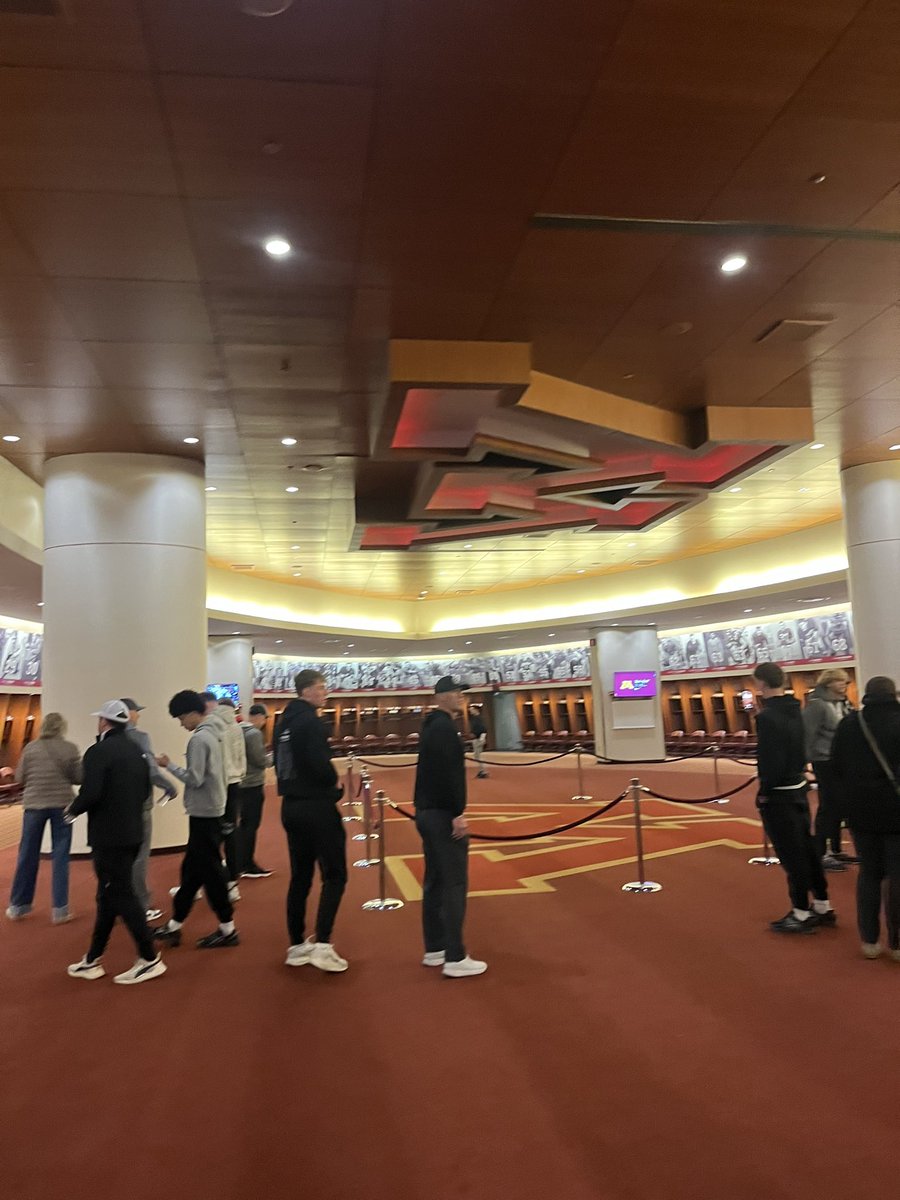 HudsonClarksean's tweet photo. Had an ELITE time @GopherFootball yesterday! Thank you @Tanner_Snustead for the invite, excited to be back this summer! @mwscarletfb @PrepRedzoneMN @OJW_Scouting @RTBRecruiting @marianosori_ @coachstanard https://t.co/fUGMv5dNlW