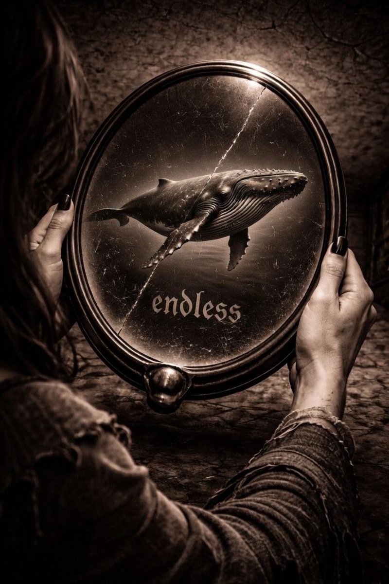 Best option:
“When you look in the mirror, and instead of me there’s a whale who also woke up and thought: ‘Today I’m with <a href="/EndlessProtocol/">Endless𒀭</a> <a href="/NessyNFT_xyz/">Nessy</a>