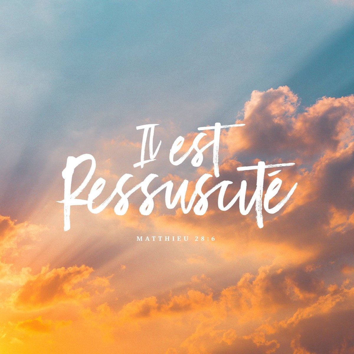 IL EST VIVANT | IL EST RESSUSCITÉ ! 
#JesusChristNotrePaque 
#BonneFeteATous