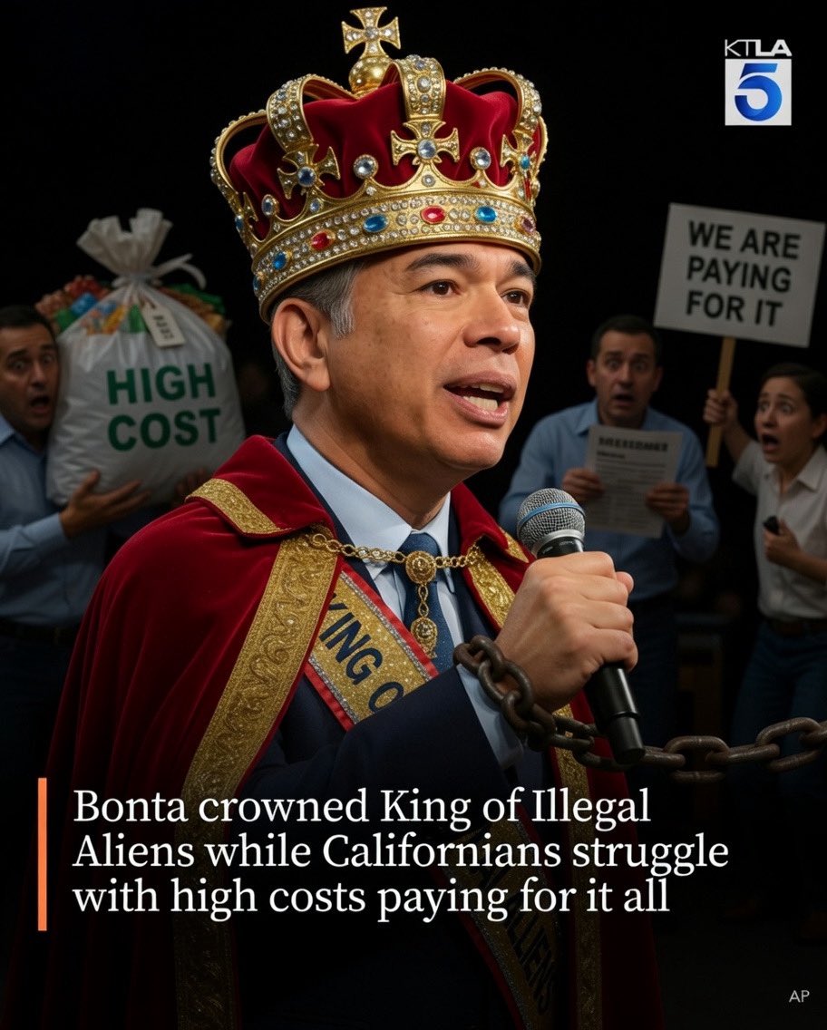 Jersey2SanDiego's tweet image. Bonta is king of illegals