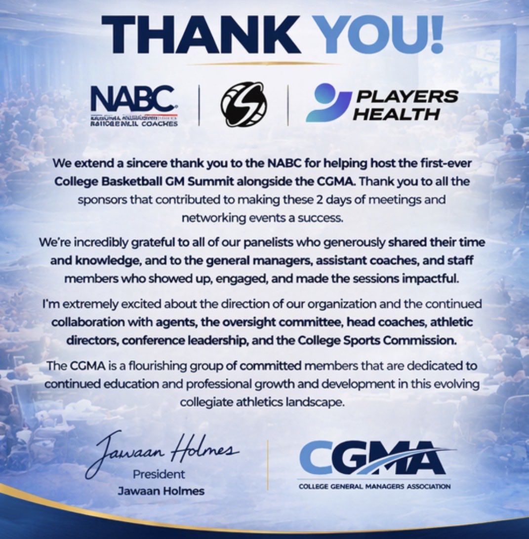CollegeGMs's tweet image. What an amazing couple of days in Indy! 

Up Next…. College GMs Conference #2 in Vegas in partnership with the NBA Summer League 🏀 Stay Tuned! 🤝

#CGMA #Growth #Development