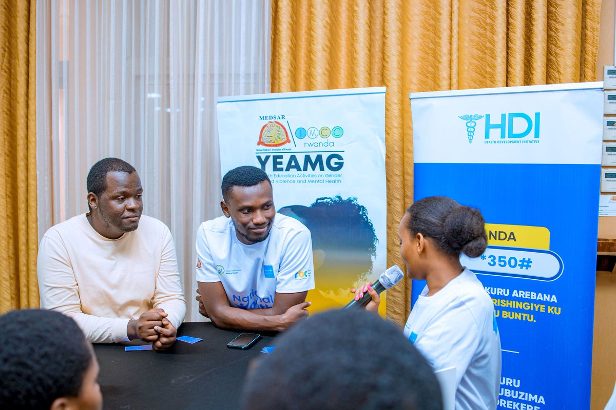 medsar_ifmsa's tweet photo. Our Guest of Honor Dr. @mnls_nke HOD @RwandaHealth highlighted that on Investing in adolescent girls,education&amp;innovation is investing in national transformation
From tackling teen pregnancy to advancing digital health&amp; youth-led sol.

Thanks to @unicefrw @HDIRwanda @RBCRwanda https://t.co/bsBfuw7Gjv