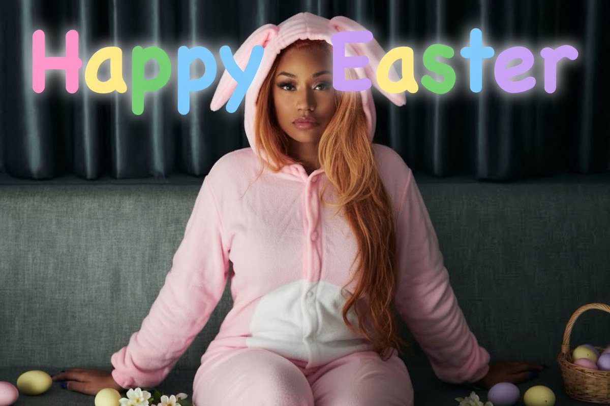 Happy Easter 🎀🐣💕<a href="/NICKIMINAJ/">Nicki Minaj</a>