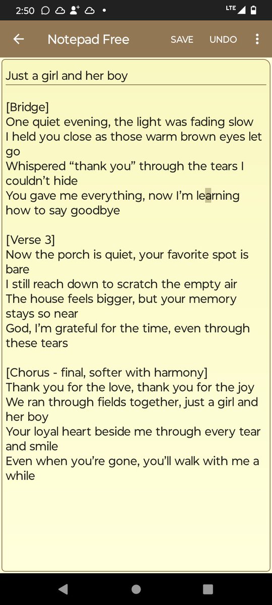 If you ever lost your pet... Your special friend... you will understand this... Tap the link to listen to the song. Comments likes and hates are welcome... Shares appreciated always... 
suno.com/s/1DLfaRaASEyv…