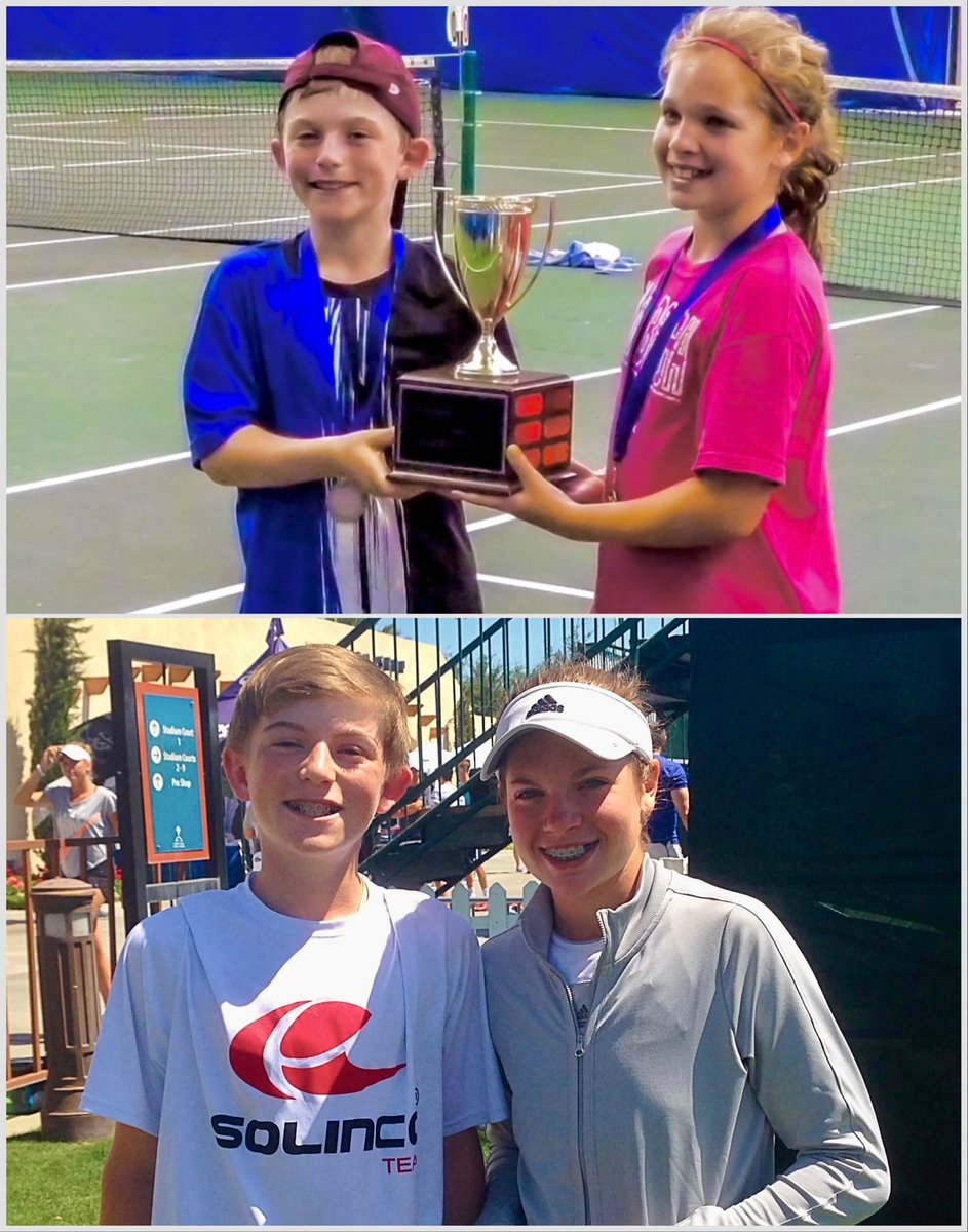 buckeyetennis's tweet photo. Flashback to Easter Bowl 2015 & @USTAMidwest 12s #TeamCup Champs for @USTAOhioValley district.
@Robert_Cash7 & @CatyMcNally win titles this Easter .
Cash & JJ Tracy @atptour 250 in Morocco, McNally & Desirae Krawczyk @WTA 500 in Charleston . #probuck https://t.co/tQCJKLmhPi