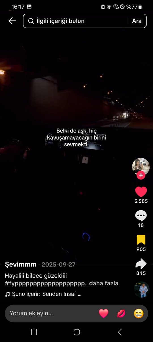 Yaşandi be kral yaşadik...