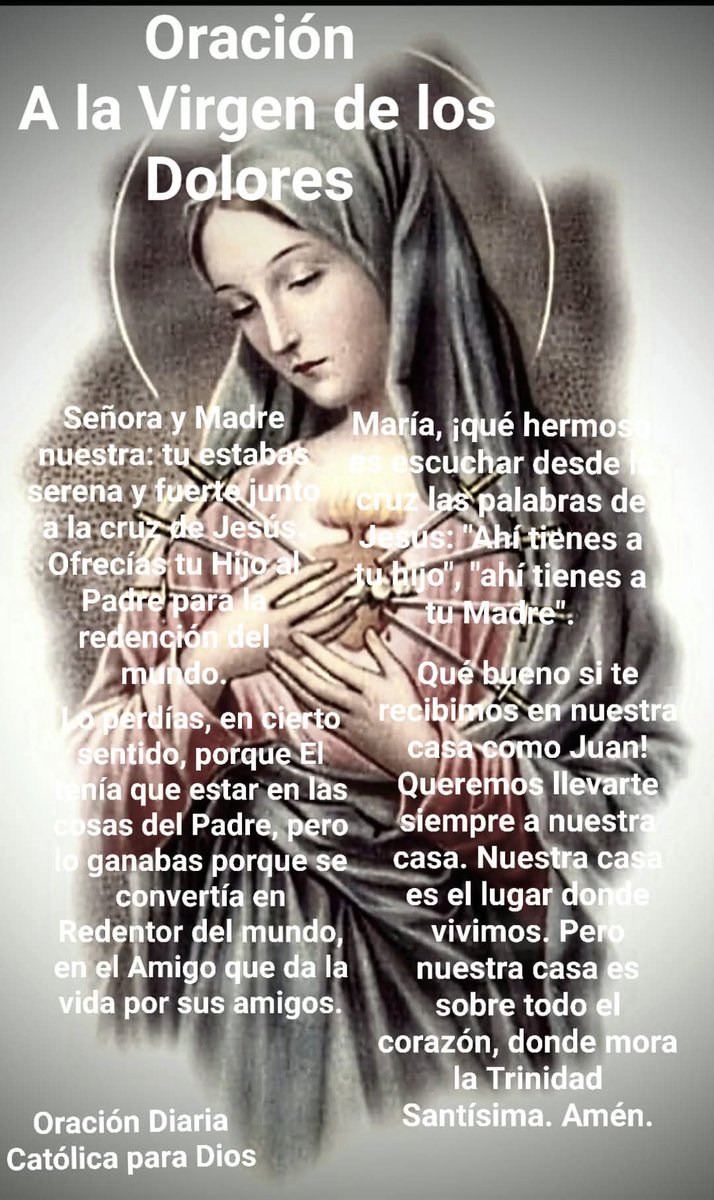 d_mhg's tweet photo. @UleaJesus @irene46mx @XimPete @Amar69154631 @ChaguaGloria @Holmanespinoza8 @FERMN01924143 @lita_03_07 @archimestreGD @VirgenCoromoto @soybenito7 @lazaroyanes1 @Escribecanta @esedonluis64 @geminispoeta @rafaelsotosa @amapolamontse @madelca333 @anselmina07 @Relizabara @Sollalli @pgnora @ernitaca26 @Cristinayeo @fgonzalez408 @ELIZABETHNRE @mjarmas08 @bernardettance @oscardozou @SANFERALE @Jaimeleyva1568 @neronmcn @Susympb @dorasanchez1016 @AELHUZ #RezandoElRosarioDeMaría 📿
#GrupoDeOración de la Hna. Guia María Jesús @UleaJesus
#Ofrecemos el #SantoRosario 
🔹️Por la salud de todos el grupo, sus familiares y allegados. 
🔥SEÑOR, te ruego que pases TUS MANOS SANADORAS por Todo Aquel que siente dolor o está Enfermo🔥. https://t.co/ROaogYMWqB