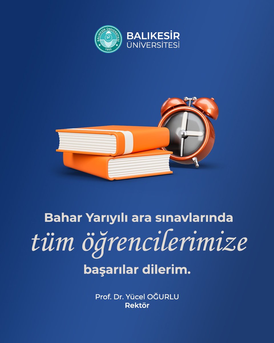 Balıkesir Üniversitesi / Balıkesir University tweet media