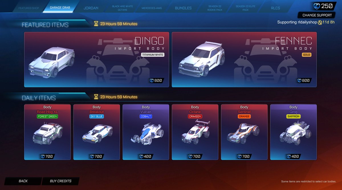 Rocket League Shop tweet media
