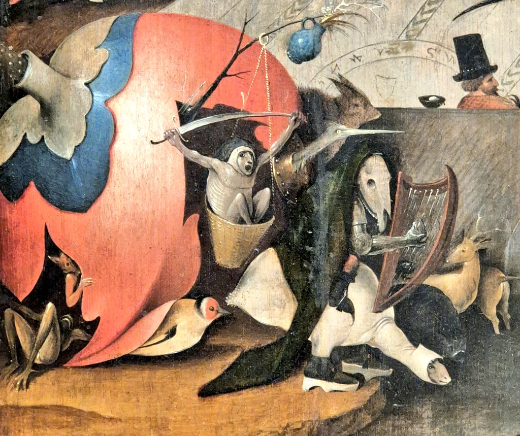 AlabasterMiss's tweet image. Hope your #EasterSunday went better than St Anthony's... #Bosch #HieronymousBosch