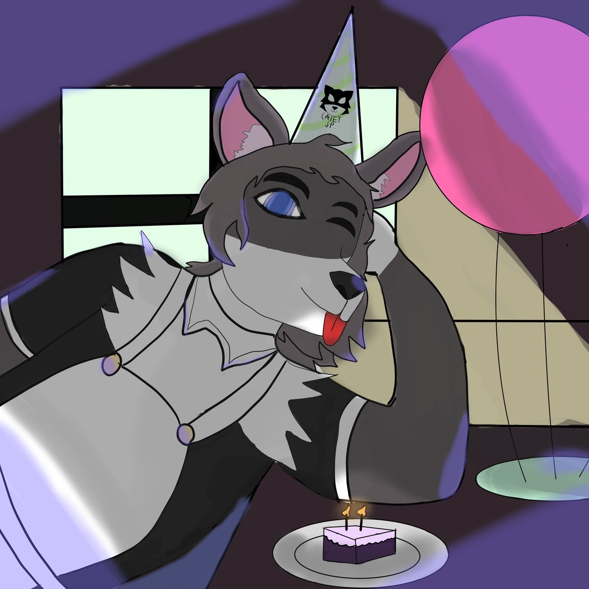 ADDISONZP's tweet photo. un dibujo referente a mi cumple quie debido a varios temas no he podido publicar hasta ahora,espero y les termine gustando y gracias a los que aun siguen viendo mis dibujitos en la plataforma uvu

#furrycharacter #furryartist #furryartwork https://t.co/TlyaRrc4Uk