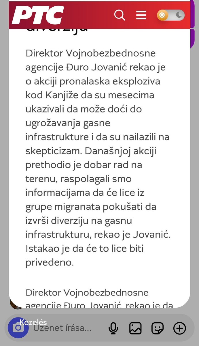 Serbian state media seems to refute Orbán's version of Ukrainian saboteurs at the Balkan stream pipeline. Head of Serbian counter intelligence told them the suspects are asylum seekers and the explosives were made in the United States.