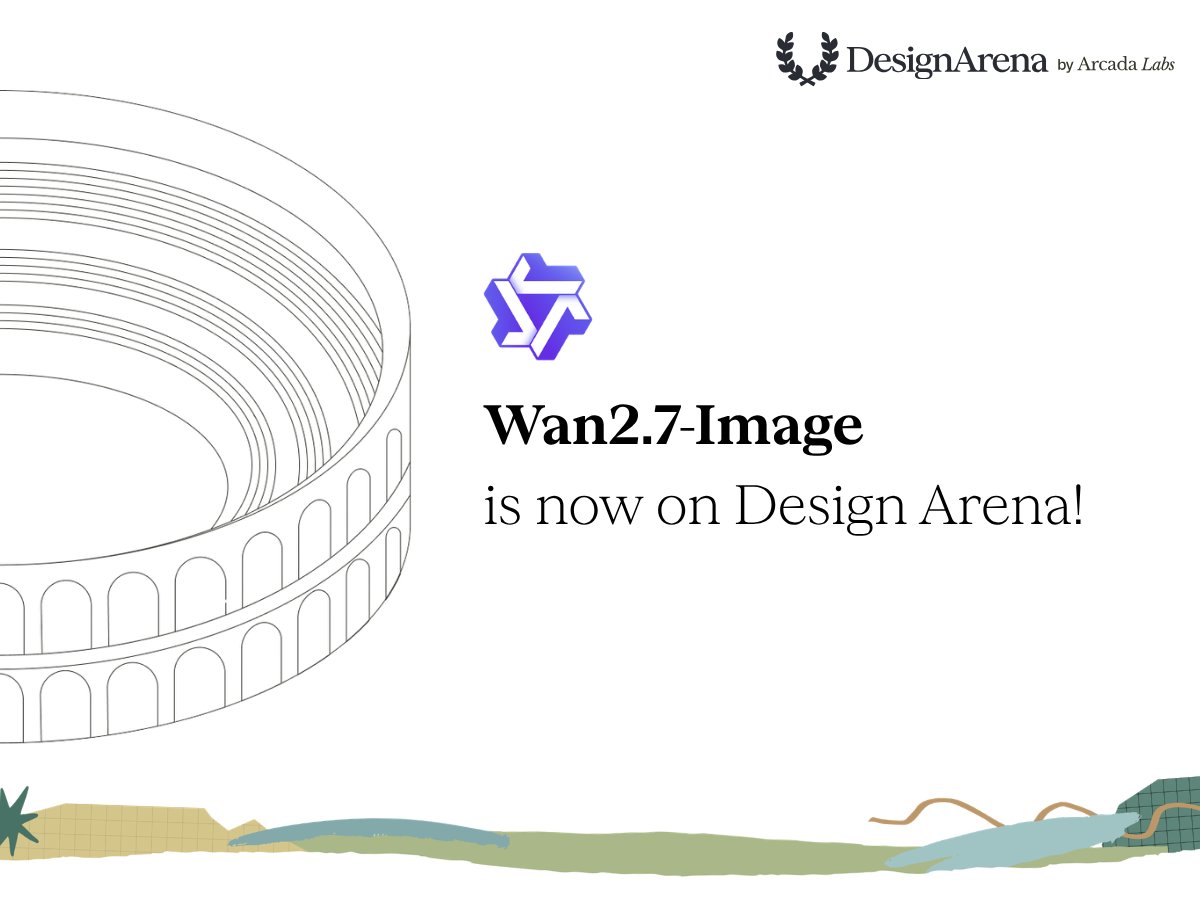 Design Arena tweet media