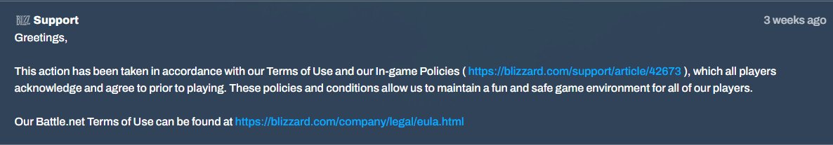 bksh03's tweet photo. @BlizzardCS @PlayOverwatch @Blizzard_Ent I’ve already appealed and got a copy-paste response with no real review. I’m asking @BlizzardCS for a fair reconsideration — even a temporary suspension would make sense, but not this. https://t.co/T39wSiSYTS