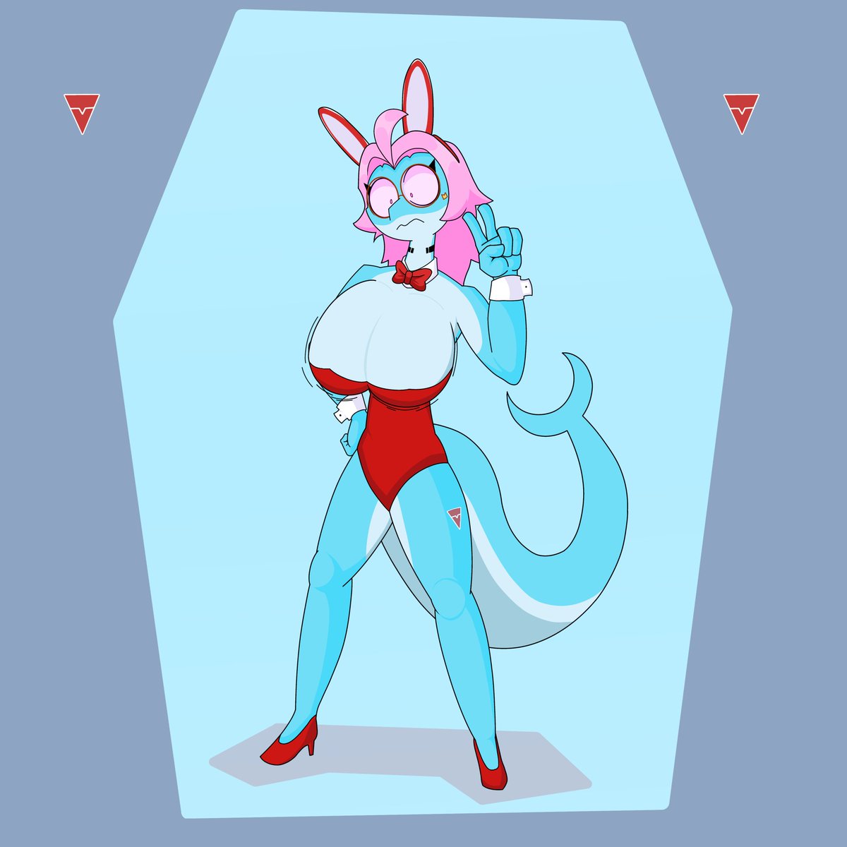 Proofinator's tweet photo. Twinmill the Easter Shark 1/2
Easter Gift for @LadyLuckFate https://t.co/gx3i0dpmns