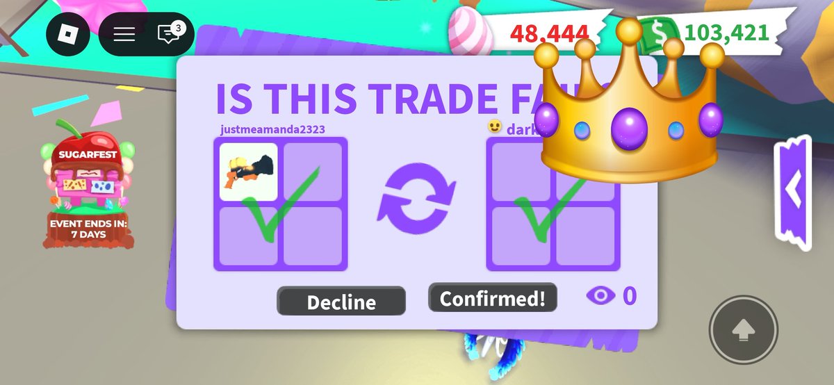 AmandaPlayzAdoptMe / AdultGamer Grandma of 8 tweet media