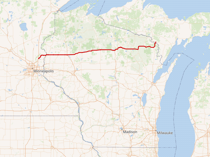 vincempls's tweet image. Also from Wisconsin. For me the "Up North" boundary is venerable US Highway 8. Two completely different worlds exist on each side of that road.