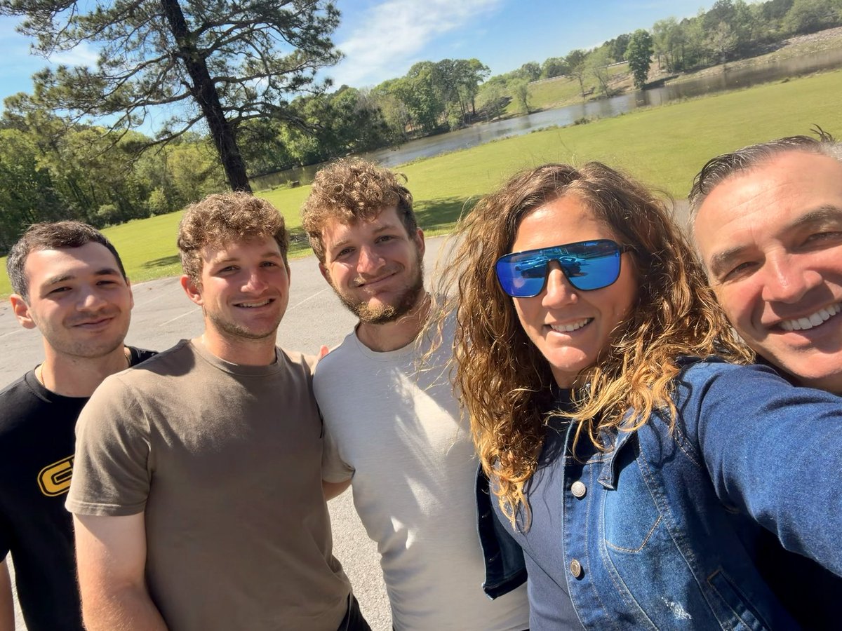 Missing our Gino today, but enjoying a beautiful day in Gadsden, AL with 3 of our boys! Happy Easter!🥰🙌🏼