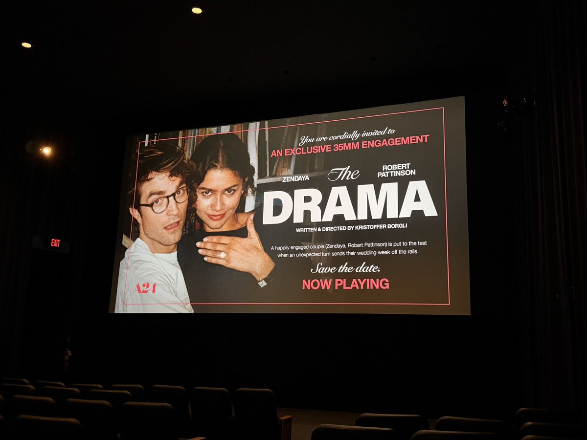 Now seated for #TheDrama