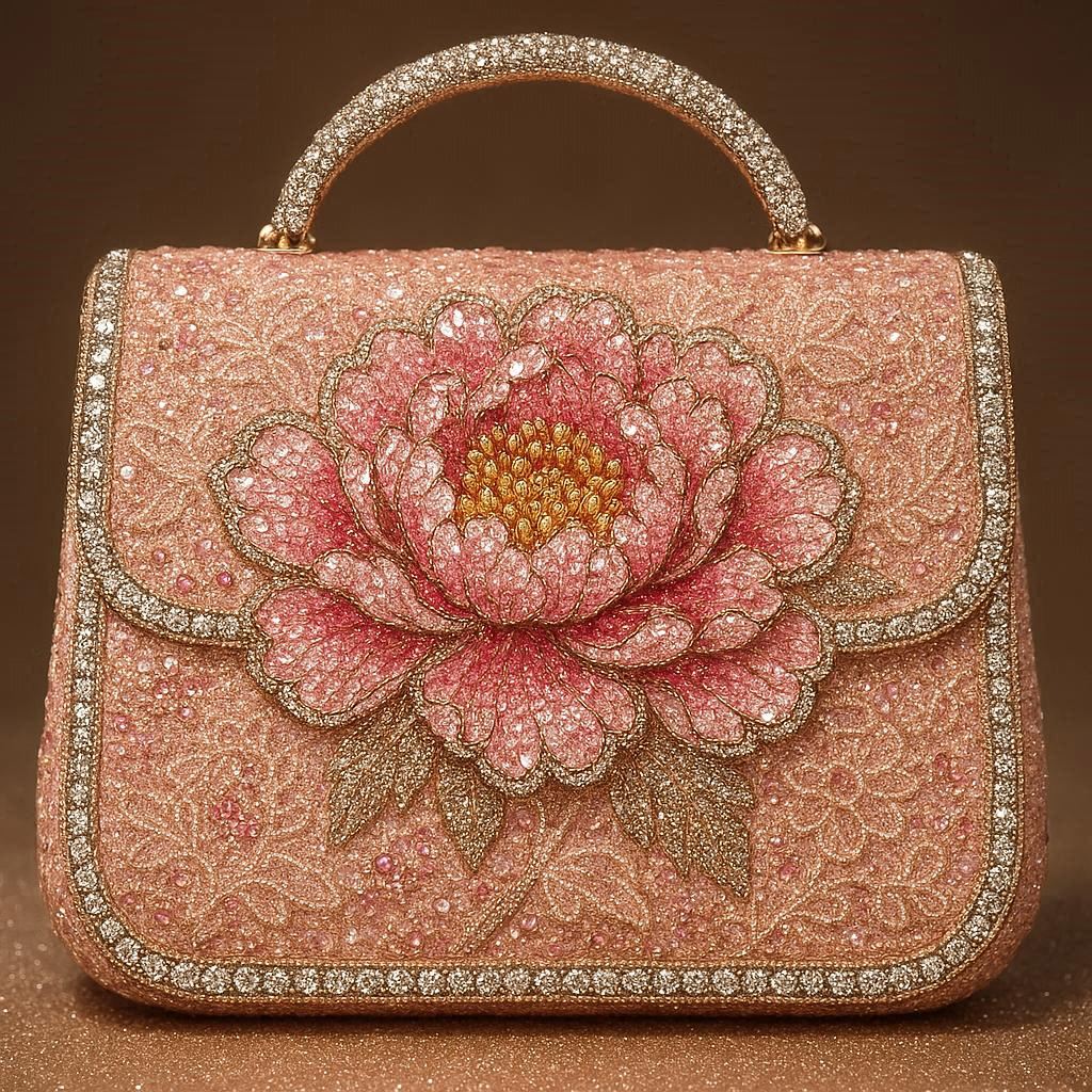 cosmos202403's tweet photo. Pink peony design bag🩷
👗#AIfashion👜#bag🩷#AIpeony
🪡#AIbeadwork💎#AIjewelry https://t.co/zXFCGwRK7F