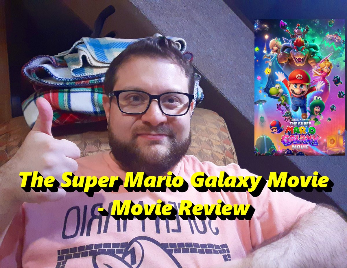 🔥NEW VIDEO OUT!☄️

SURPRISE! Happy Easter ya'll. Here's my review of The Super Mario Galaxy Movie. No Spoilers until the end &amp; there's only ONE edit! Put it on in the background and vibe out. PLEASE Like/Comment/RT. Thanks &amp; ENJOY! 

🔗➡️ youtu.be/X6sc0vL5KFg