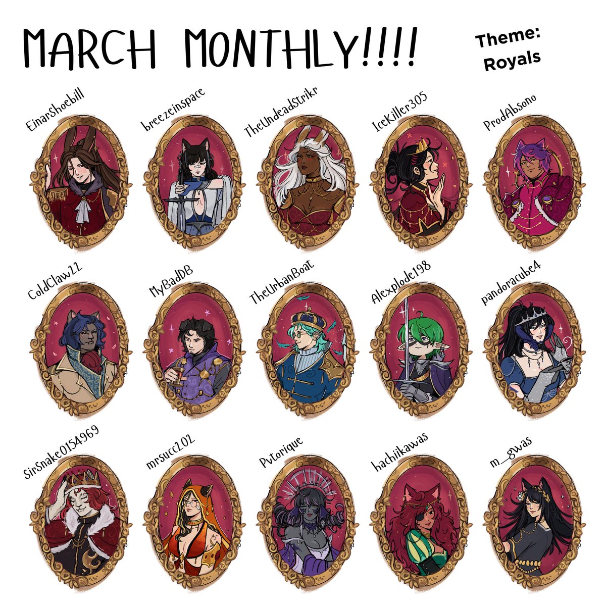 LolaLemonadeee's tweet photo. MARCH MONTHLIES ARE HEREEE
the theme was royals 👑💎

tysm for your support :DD i hope you guys like it!! https://t.co/627GIib7mB