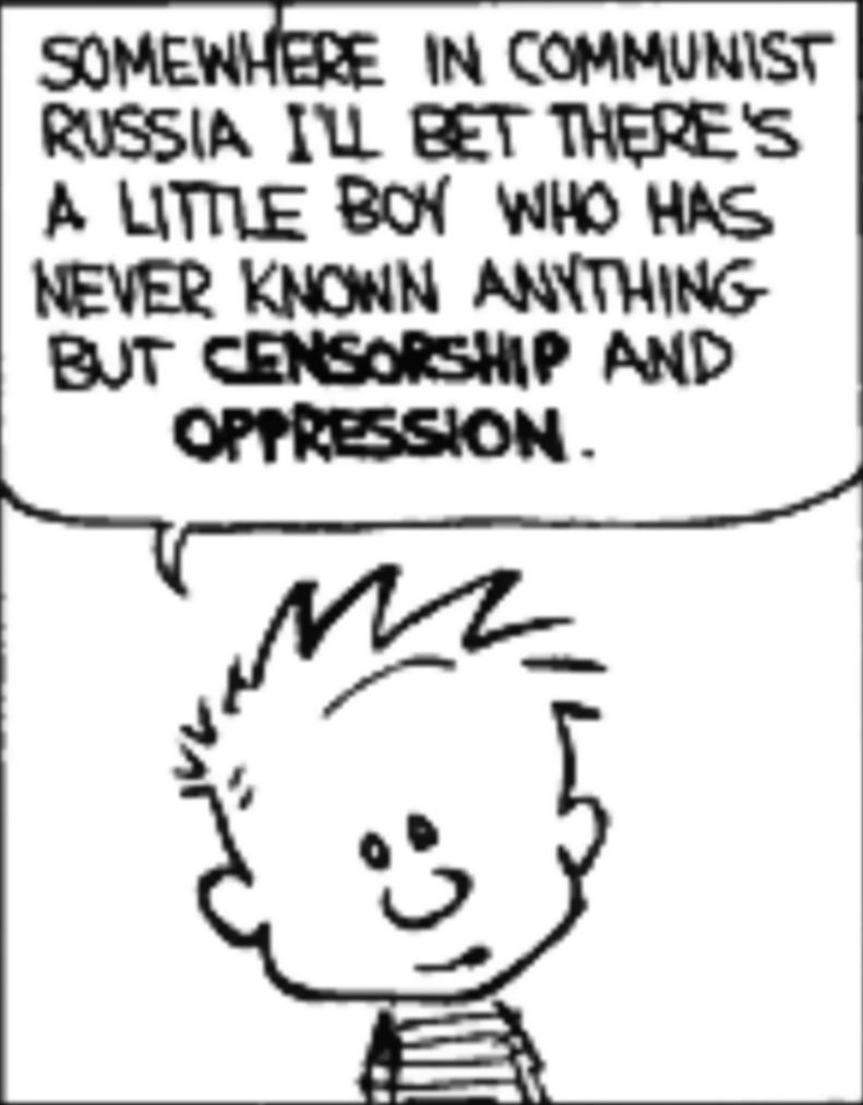 no context Calvin & Hobbes tweet media