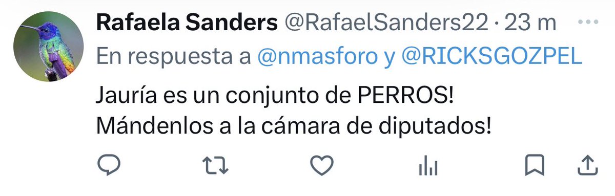 Por esto, X me castigó una semana.
Todavía no puedo reenviar publicaciones ni comentar nada. Andan con la censura desenvainada!