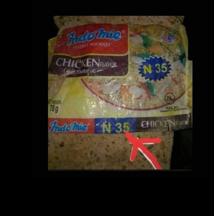 l_Eaoo's tweet photo. Once upon a time in Nigeria, indomie used to be N35. https://t.co/1sCAnEY7sy