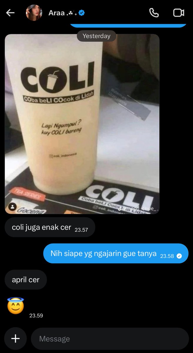 Tolong si <a href="/awharaa/">Araa .☘︎ ݁˖</a> diajarin yg bener <a href="/eustacey_/">april</a> 🫵🏻