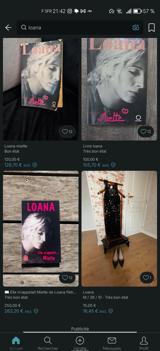 Alors la on a vraiment toucher le fond je n'ai plus de mots #loana #Loana et encore y'en a qui les mettent à 60 balles et qui me disent je cite '' j'y peut rien si y'en a qui sont prêt à mettre ce prix là '' 🤡  elle aurait encore été en vie ils les auraient mis à 1 ou 2 balles