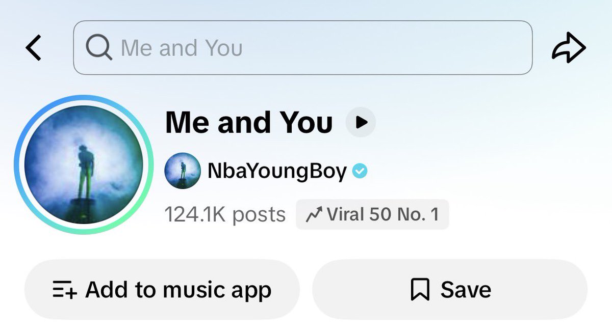 LoyalBrothers's tweet photo. NBA Youngboy Currently has the #1 Viral Sound on TikTok with “Me and You” 🔥🔥 https://t.co/UjCNnoTNw4