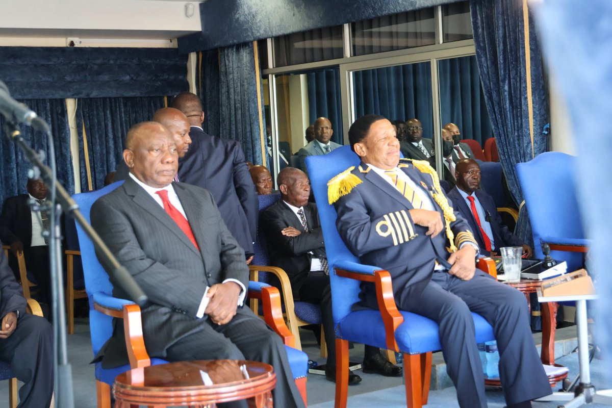 ANCLimpopo's tweet photo. #ANCinChurch | ANC Limpopo PEC Officials and members, led by Provincial Chairperson Dr. Phophi Ramathuba, and NEC members, joined ANC President Comrade Cyril Ramaphosa at the St. Engenas Zion Christian Church in Moria for the annual Easter conference today, Sunday 05 April 2026
PICTURES: President Cyril Ramaphosa, NEC and PEC members attending the service, led by His Grace Bishop Dr. Engenas Joseph Lekganyane.