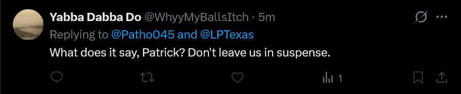 Patrick Horan tweet media