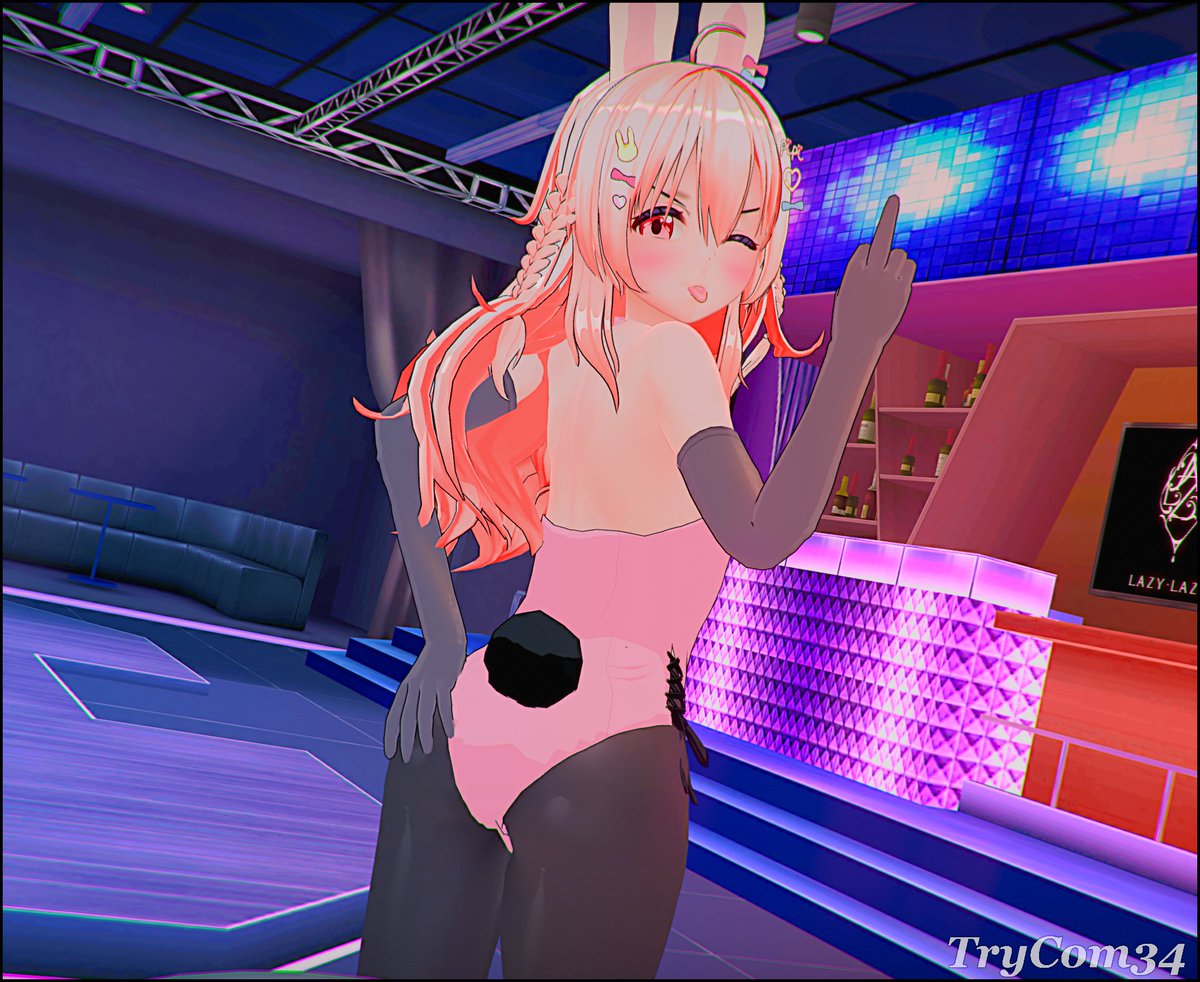 TryCom34's tweet photo. Pippa blessing your Omurice 🐰🩷 #COM3D2 #MMOARTPG https://t.co/dNJIbxDQgt