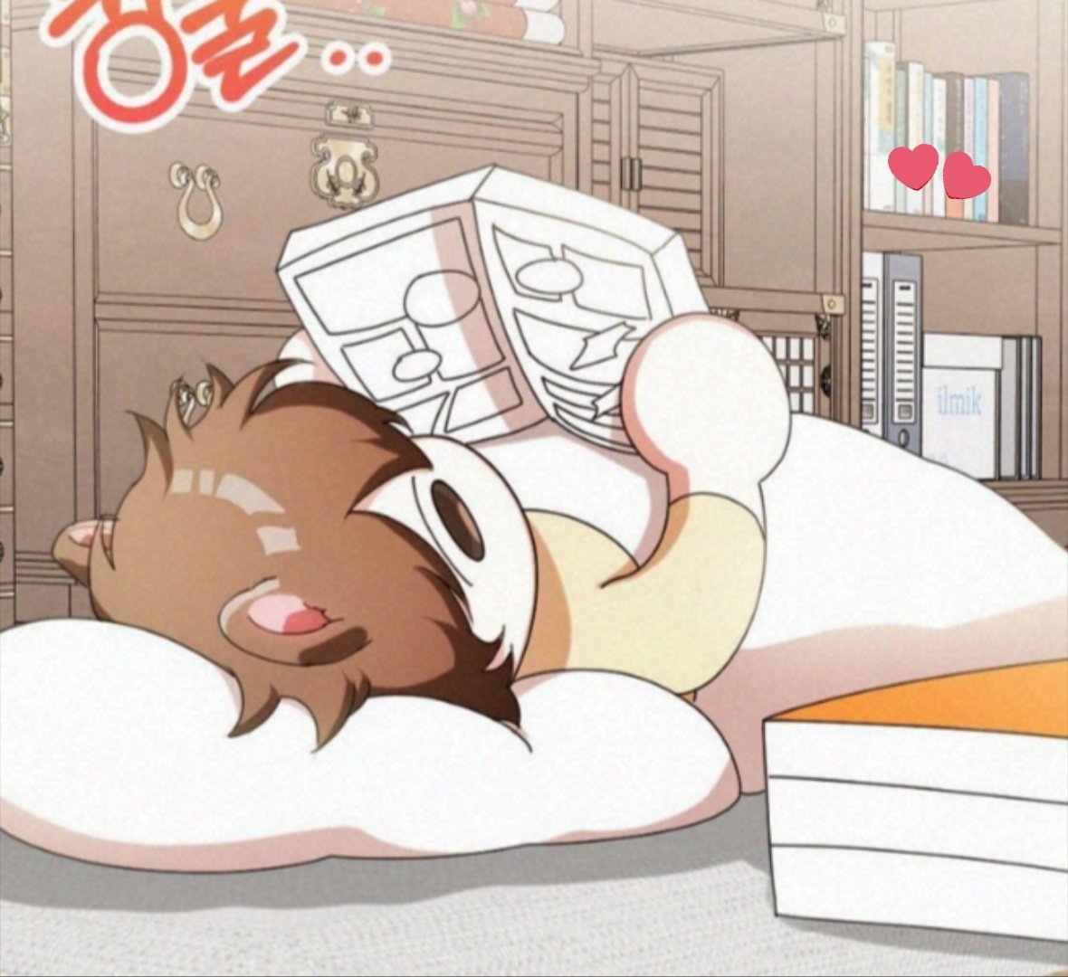 our little jeongseo being uninterested in🏅🏆🏐 news and just lying in his ...