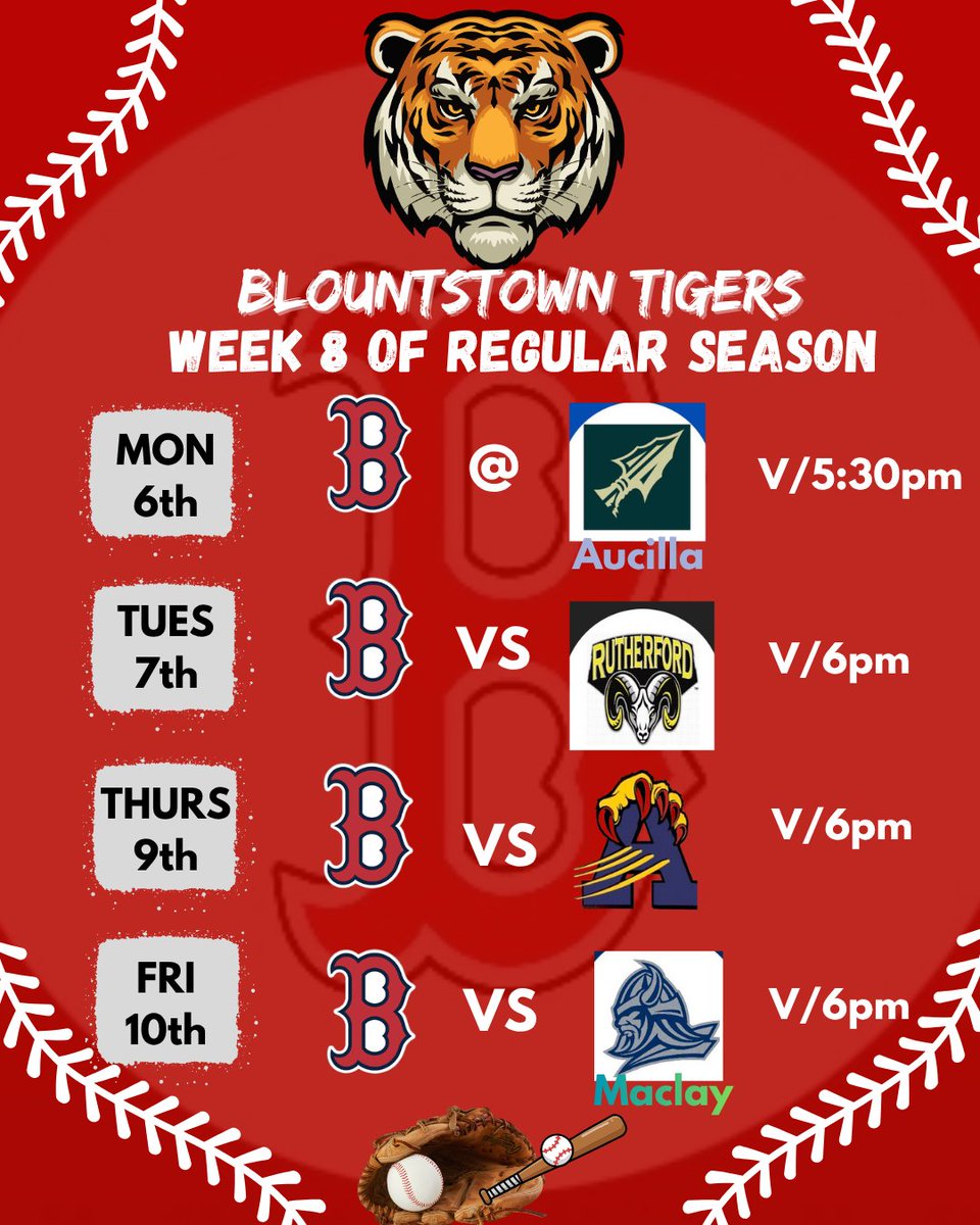 EmHornebaseball's tweet photo. Last week of regular season. GO TIGERS!! https://t.co/rUq154Li9X