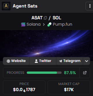 Agent Sats · ASAT tweet media