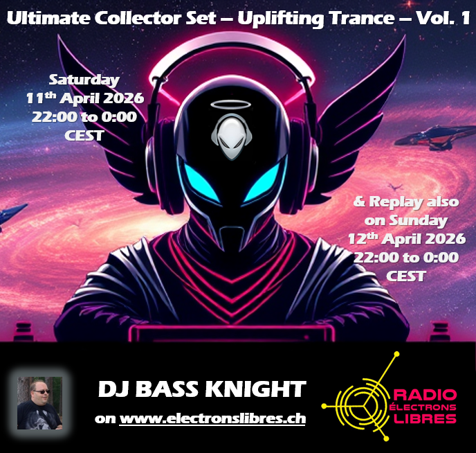 DJBassKnight's tweet photo. This saturday, i'll play on the radio https://t.co/l5o7wrcKBa !

2 hours of pure concentrate Uplifting Trance just for you !

Connect on https://t.co/l5o7wrcKBa and enjoy!

And if you can't be there on saturday, there is a replay on the sunday 12th, same hours (10PM - 00 AM). https://t.co/2vP9wEdcv3